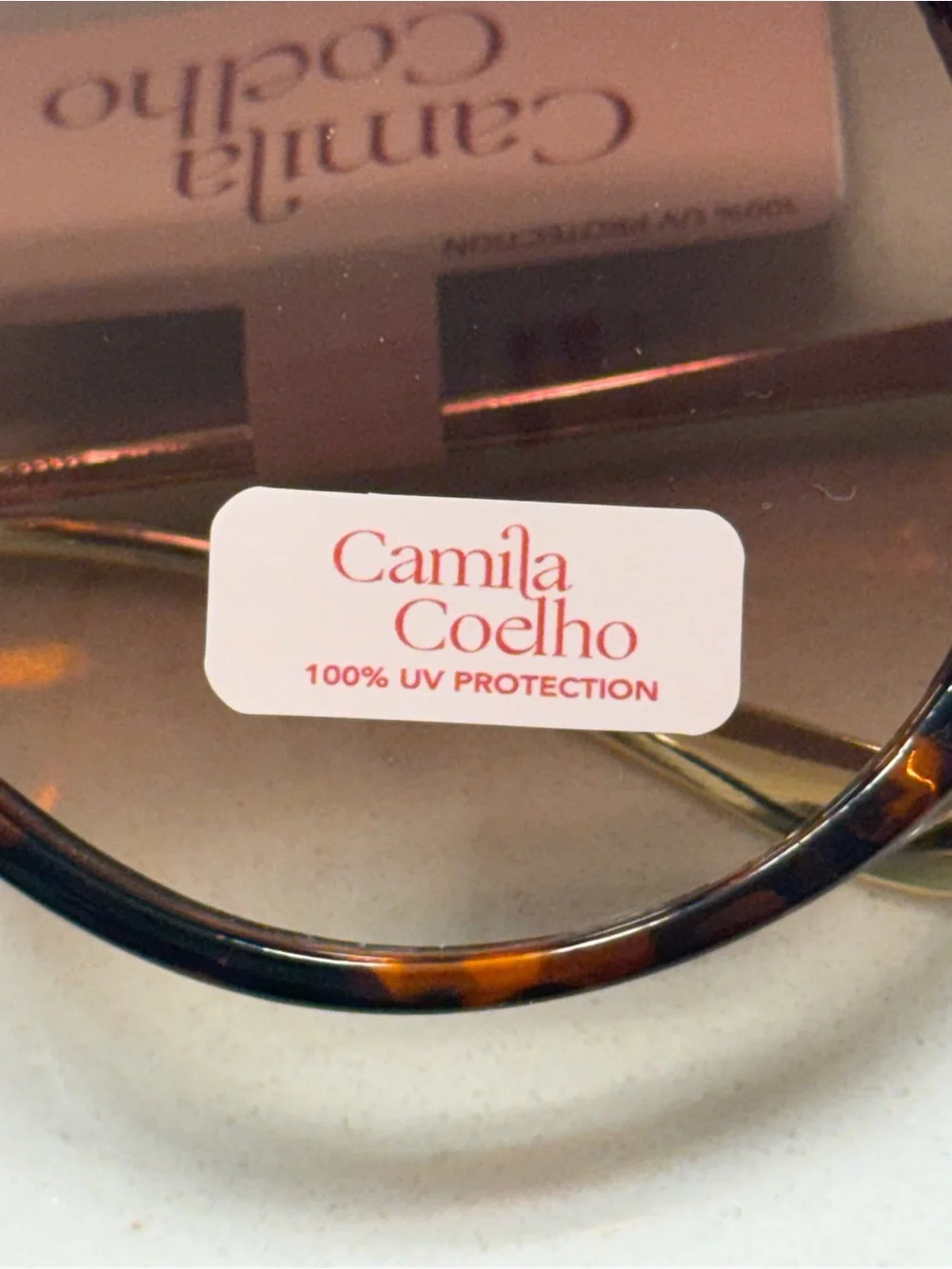 Camila Coelho bold tortoiseshell